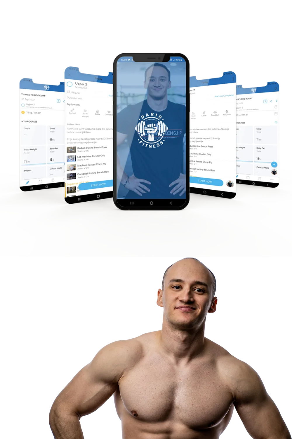 Online coaching Dario Žinić – aplikacija i plan treninga